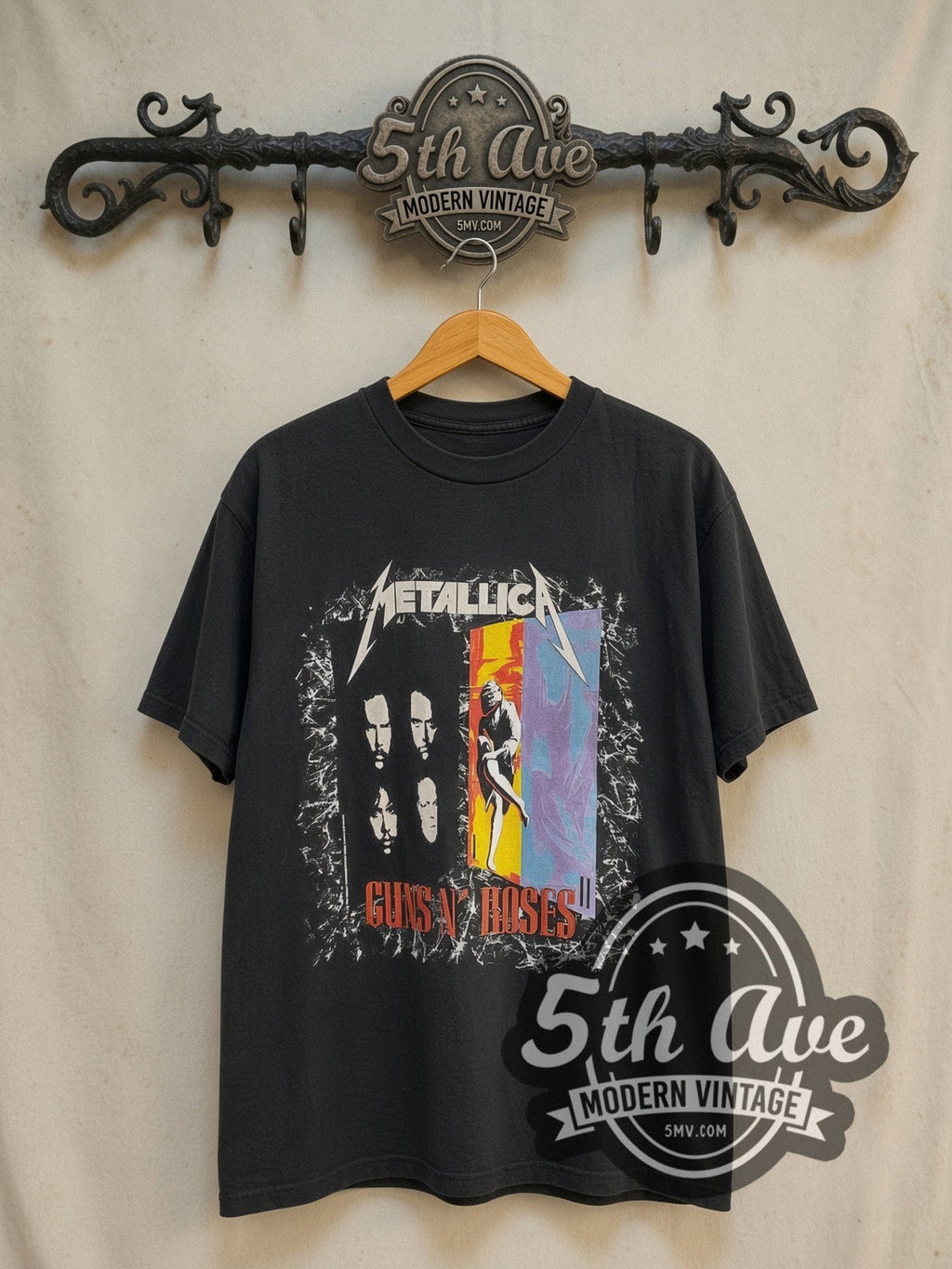 Metallica and Guns N' Roses – Stadium Tour 1992 – Vintage Band T-Shirt
