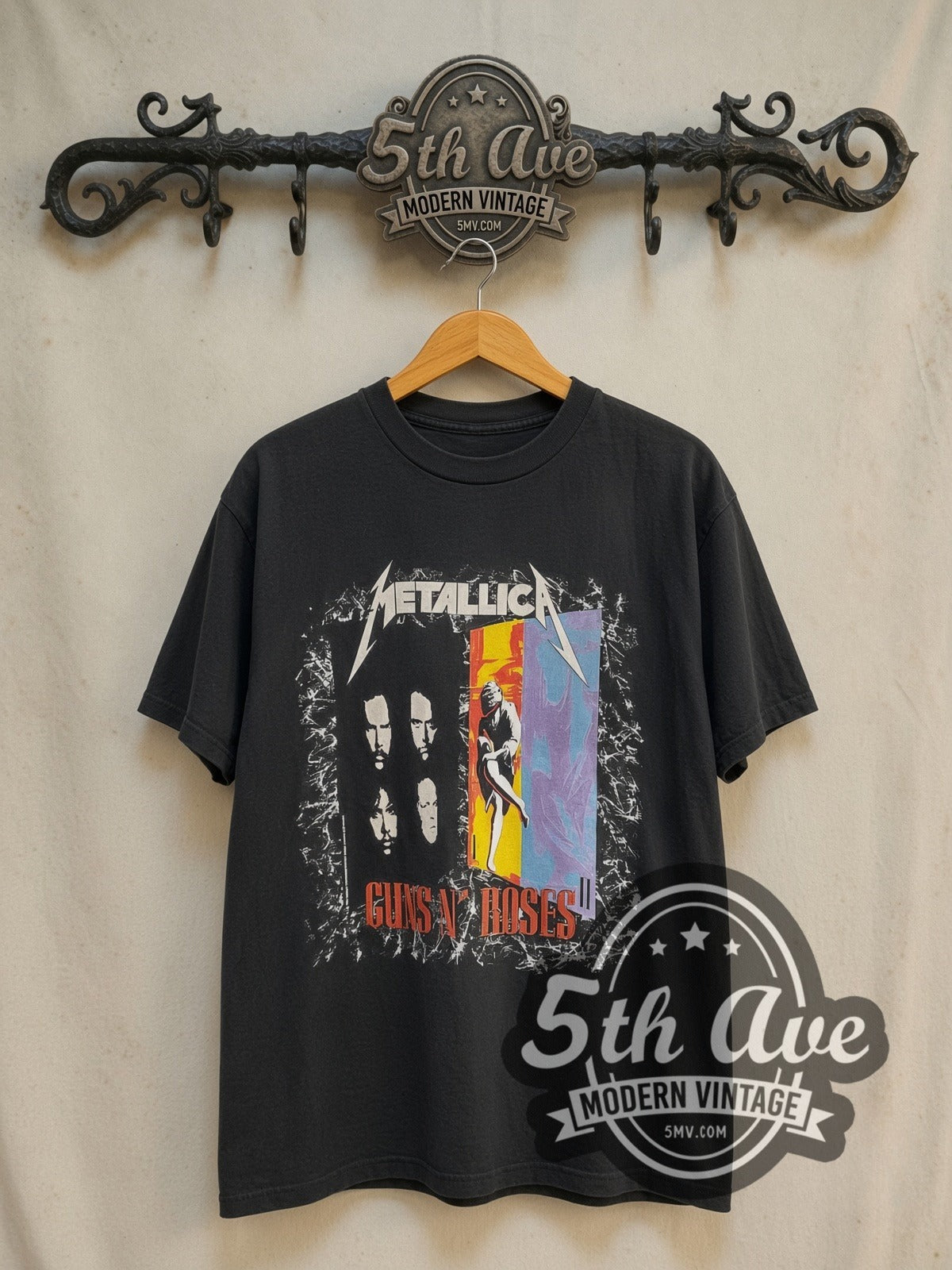 Metallica and Guns N' Roses – Stadium Tour 1992 – Vintage Band T-Shirt