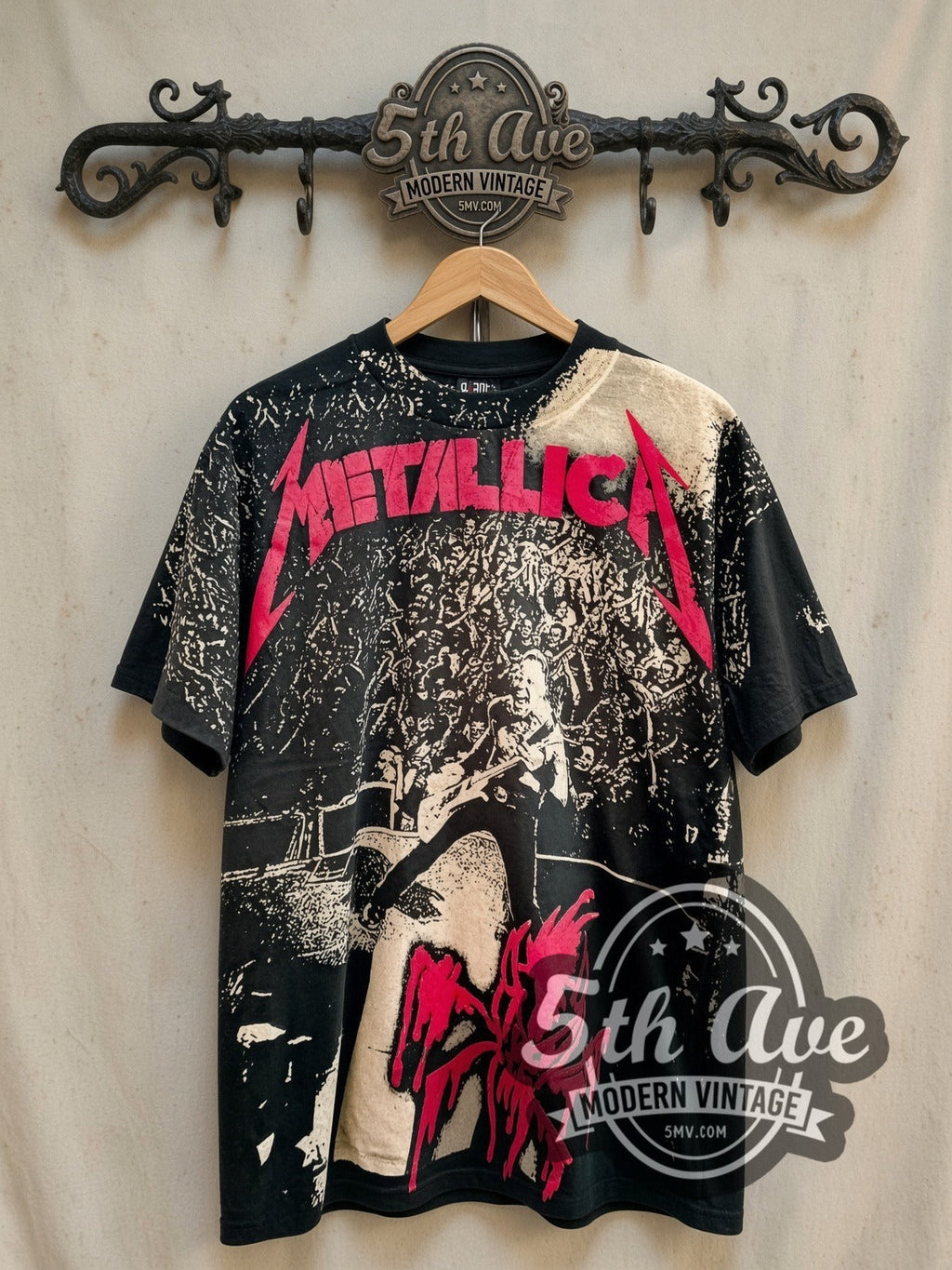 Metallica – Stage Right – All Over Print – Vintage Band T-Shirt