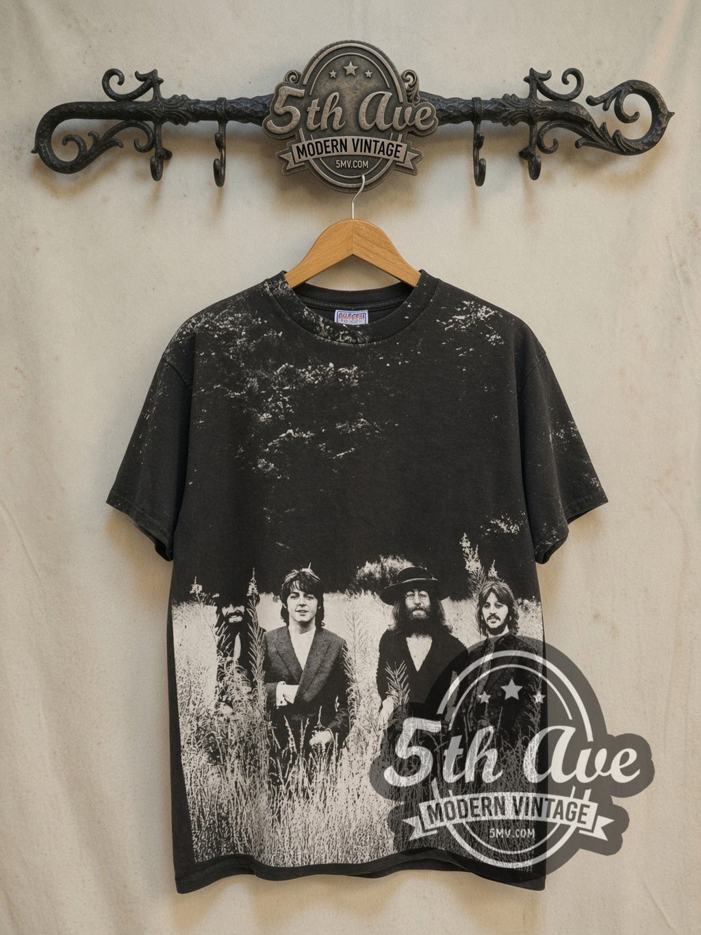 The Beatles – Field of Grass 1995 – All Over Print – Vintage Band T-Shirt