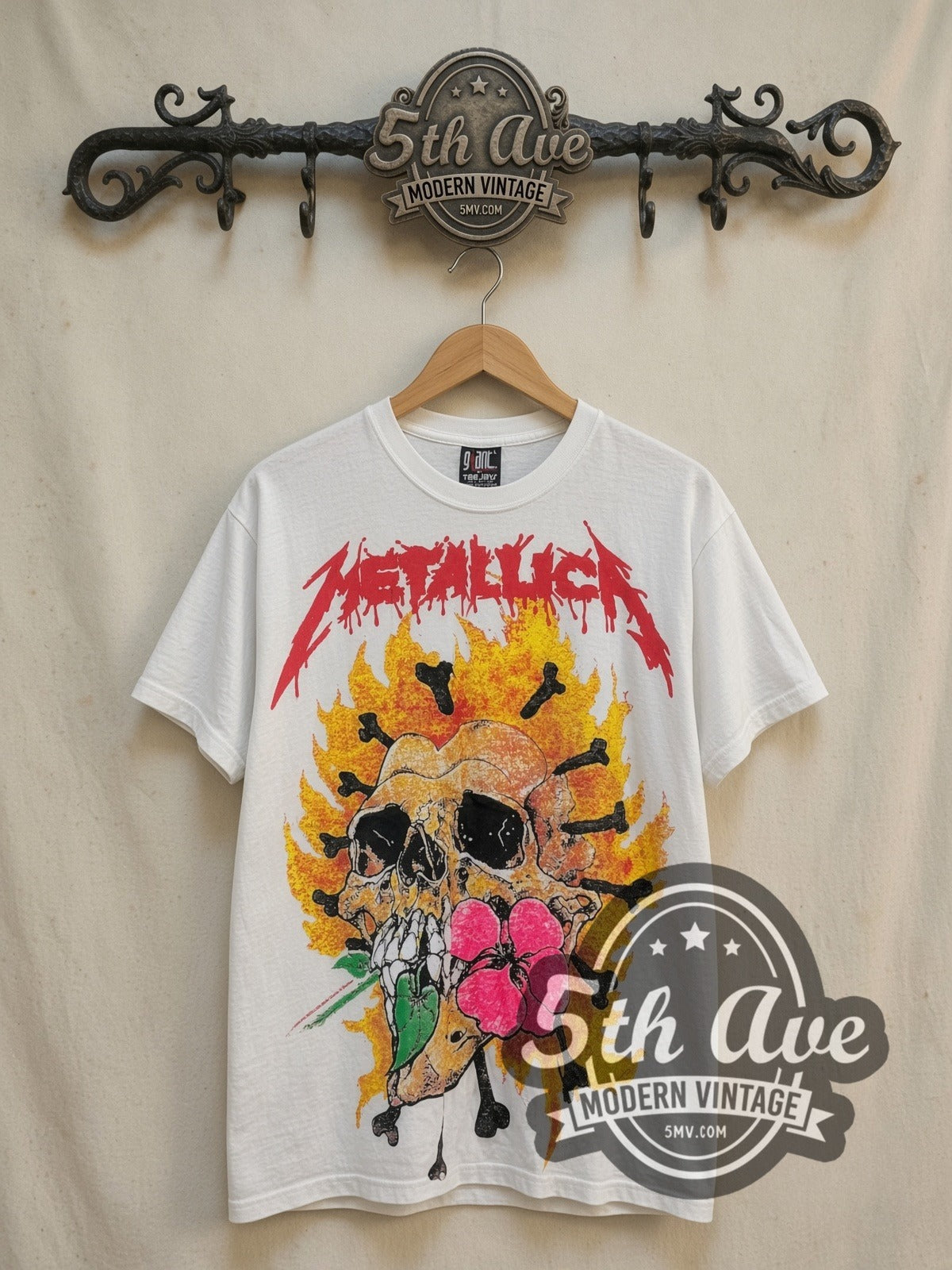 Metallica – Pushead Artwork – All Over Print – Vintage Band T-Shirt