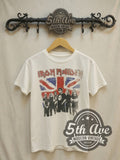 Iron Maiden – Union Jack Band Photo – Vintage Band T-Shirt