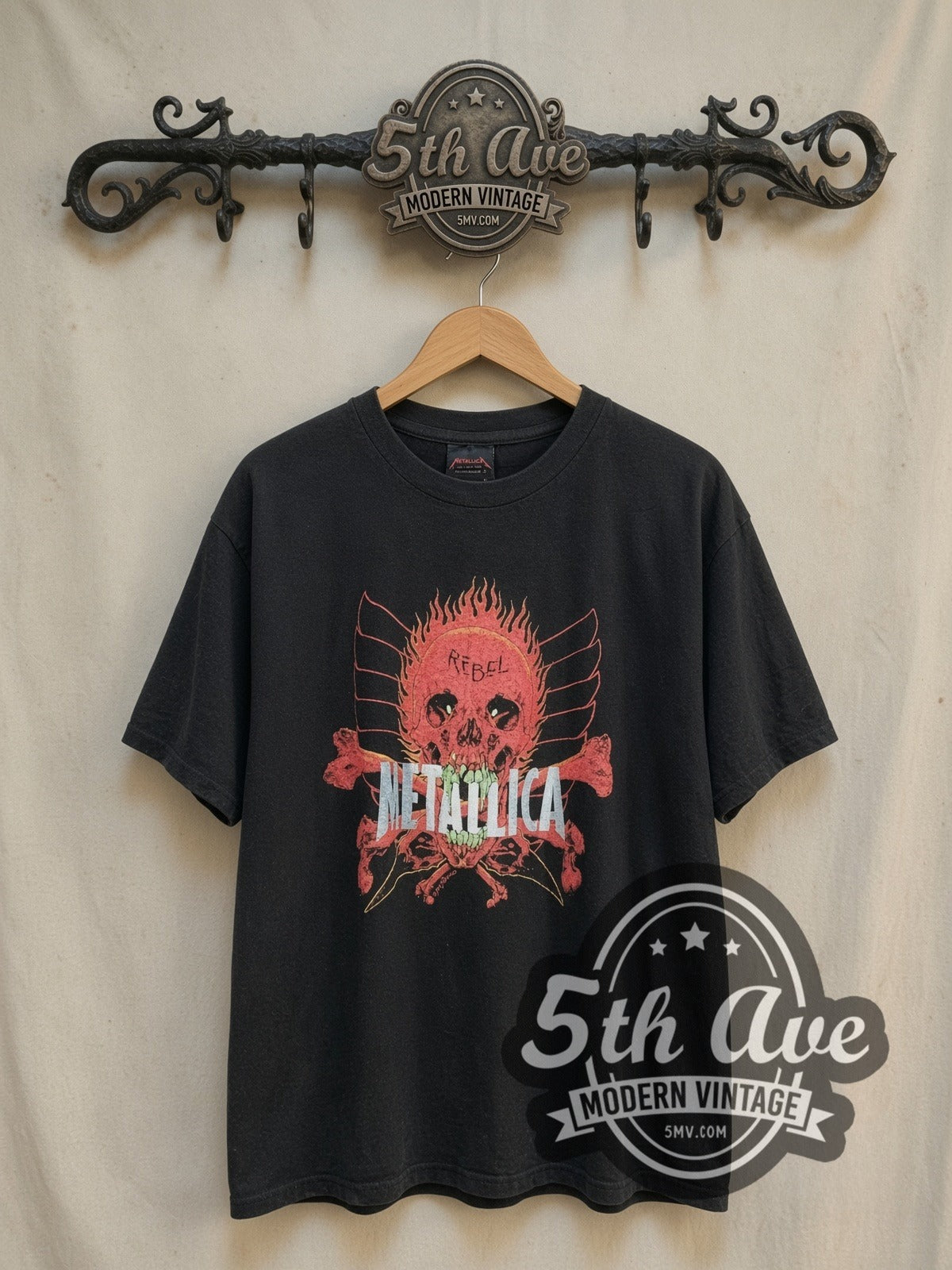 Metallica – Rebel Pushead Artwork – Vintage Band T-Shirt