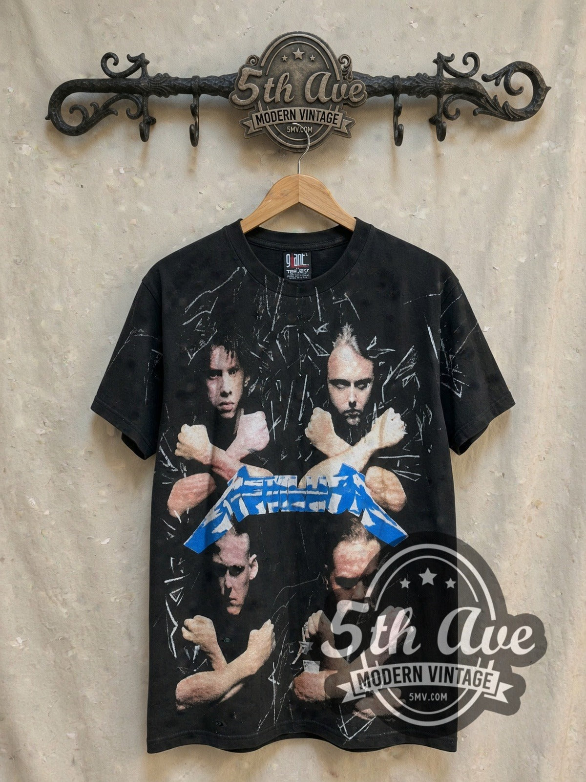 Metallica – Unleash the Metal – All Over Print – Vintage Band T-Shirt
