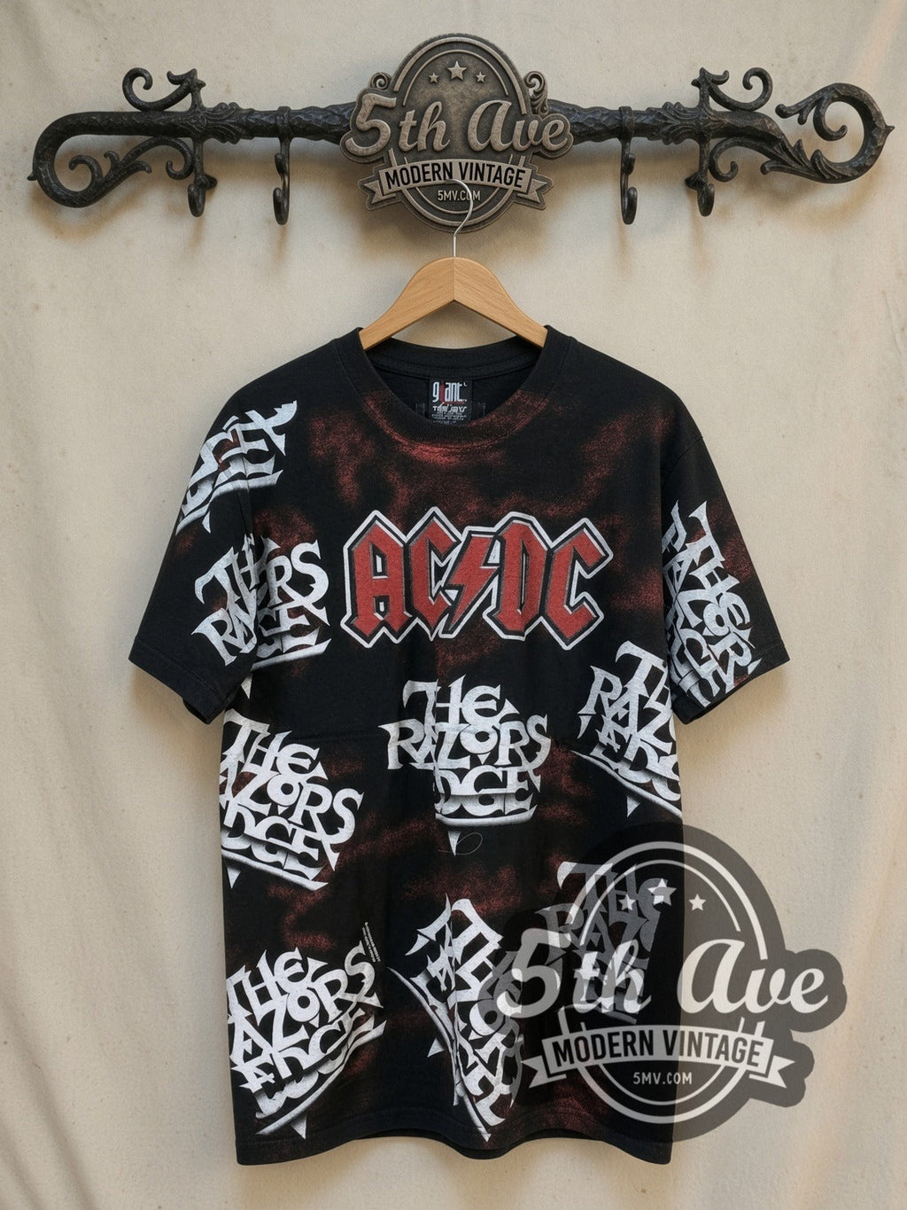 AC/DC – The Razors Edge – All Over Print – Vintage Band T-Shirt