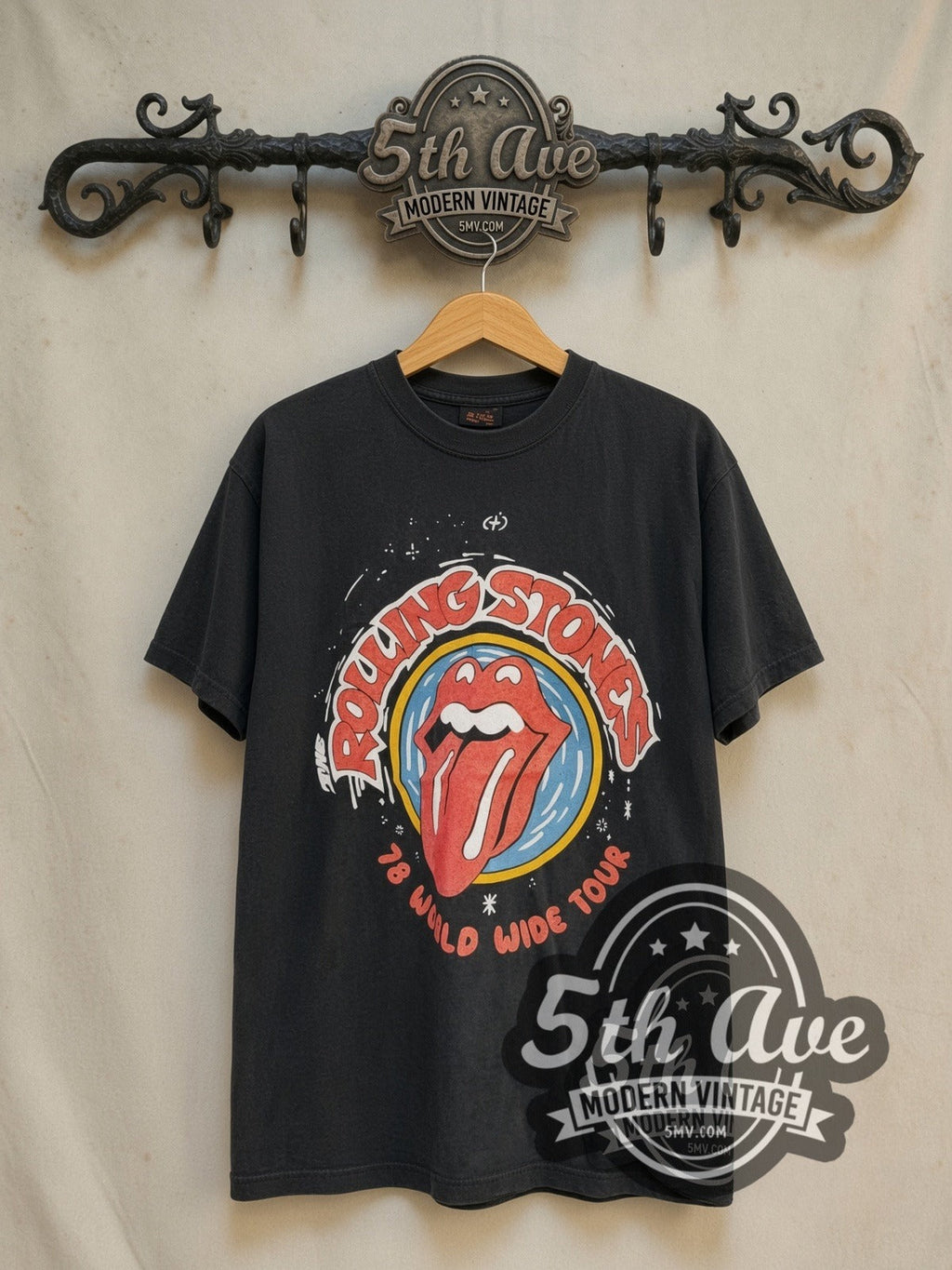 The Rolling Stones – World Wide Tour 1978 It's Only Rock 'n Roll – Vintage Band T-Shirt