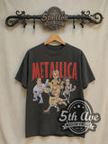 Metallica – Cartoon Graphic – Vintage Band T-Shirt