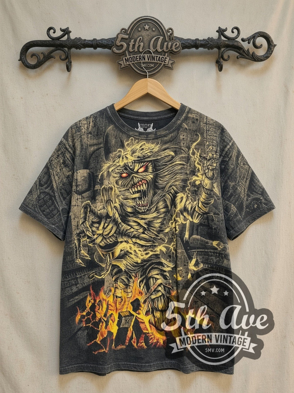 Iron Maiden – Somewhere Back in Time – All Over Print – Vintage Band T-Shirt