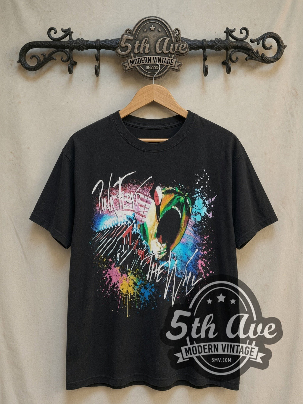 Pink Floyd – The Wall Screaming Face Splash Art – Vintage Band T-Shirt