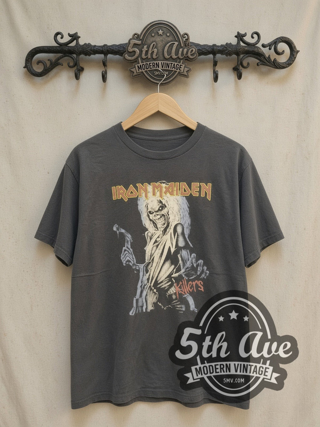 Iron Maiden – Killers Eddie Hatchet Crop – Vintage Band T-Shirt