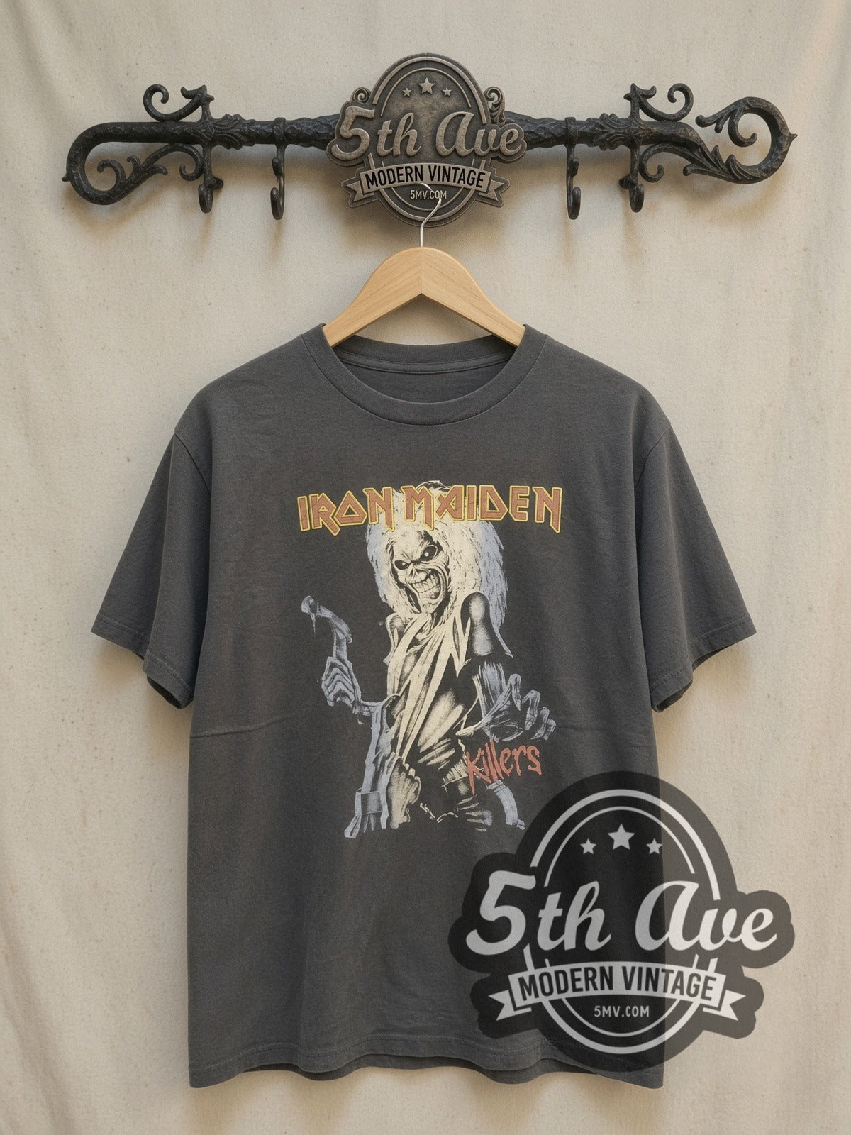Iron Maiden – Killers Eddie Hatchet Crop – Vintage Band T-Shirt