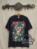 Metallica – New Type System Fist Green Snake – Vintage Band T-Shirt