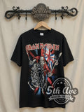 Iron Maiden – Eddie Union Jack Rider – Vintage Band T-Shirt
