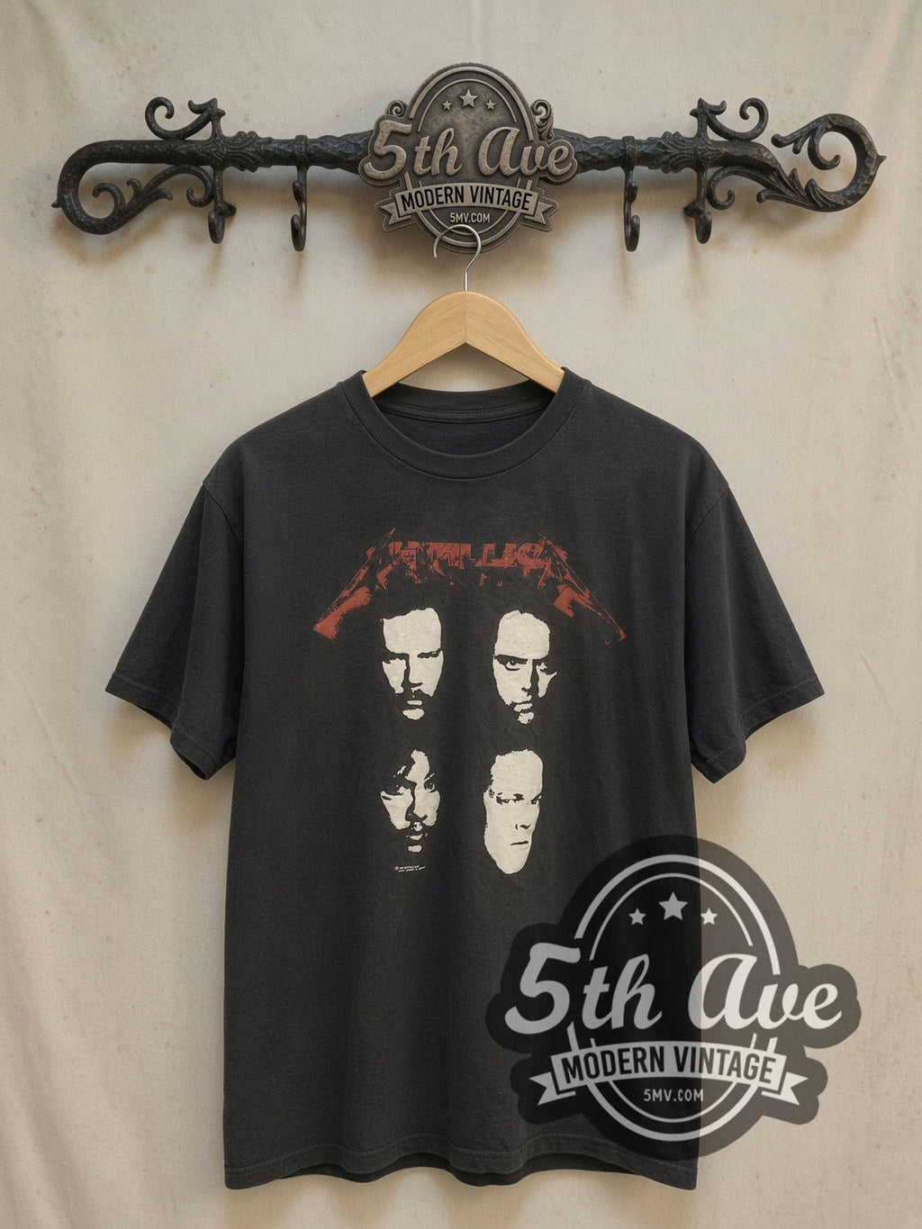 Metallica – Faces and World Tour 'Don't Tread On Me' Snake – Vintage Band T-Shirt