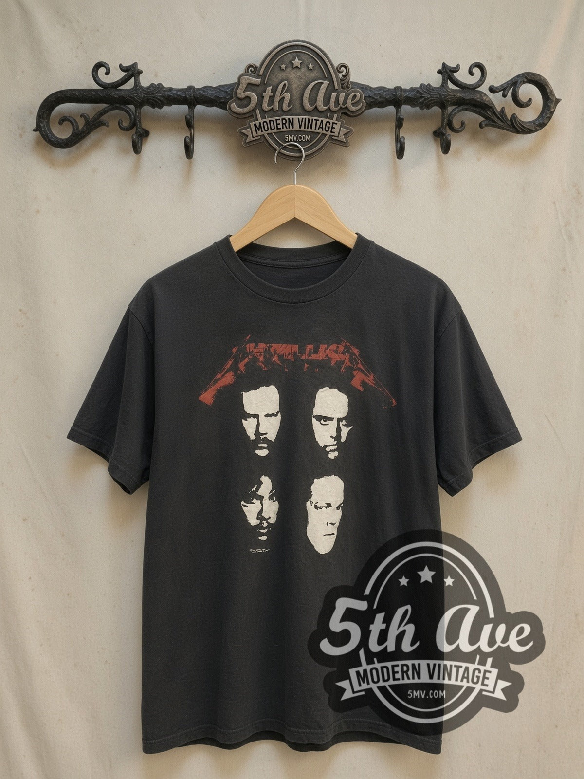 Metallica – Faces and World Tour 'Don't Tread On Me' Snake – Vintage Band T-Shirt