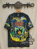 AC/DC – Angus Young Thunderstruck – All Over Print – Vintage Band T-Shirt