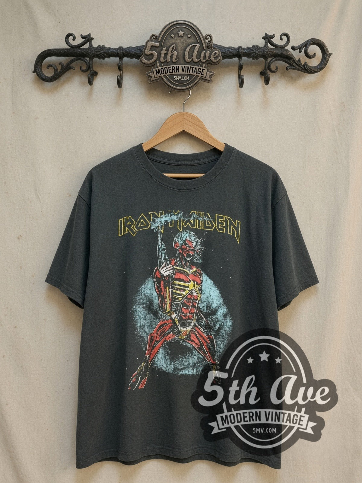 Iron Maiden – Somewhere on Tour 1987 – Vintage Band T-Shirt