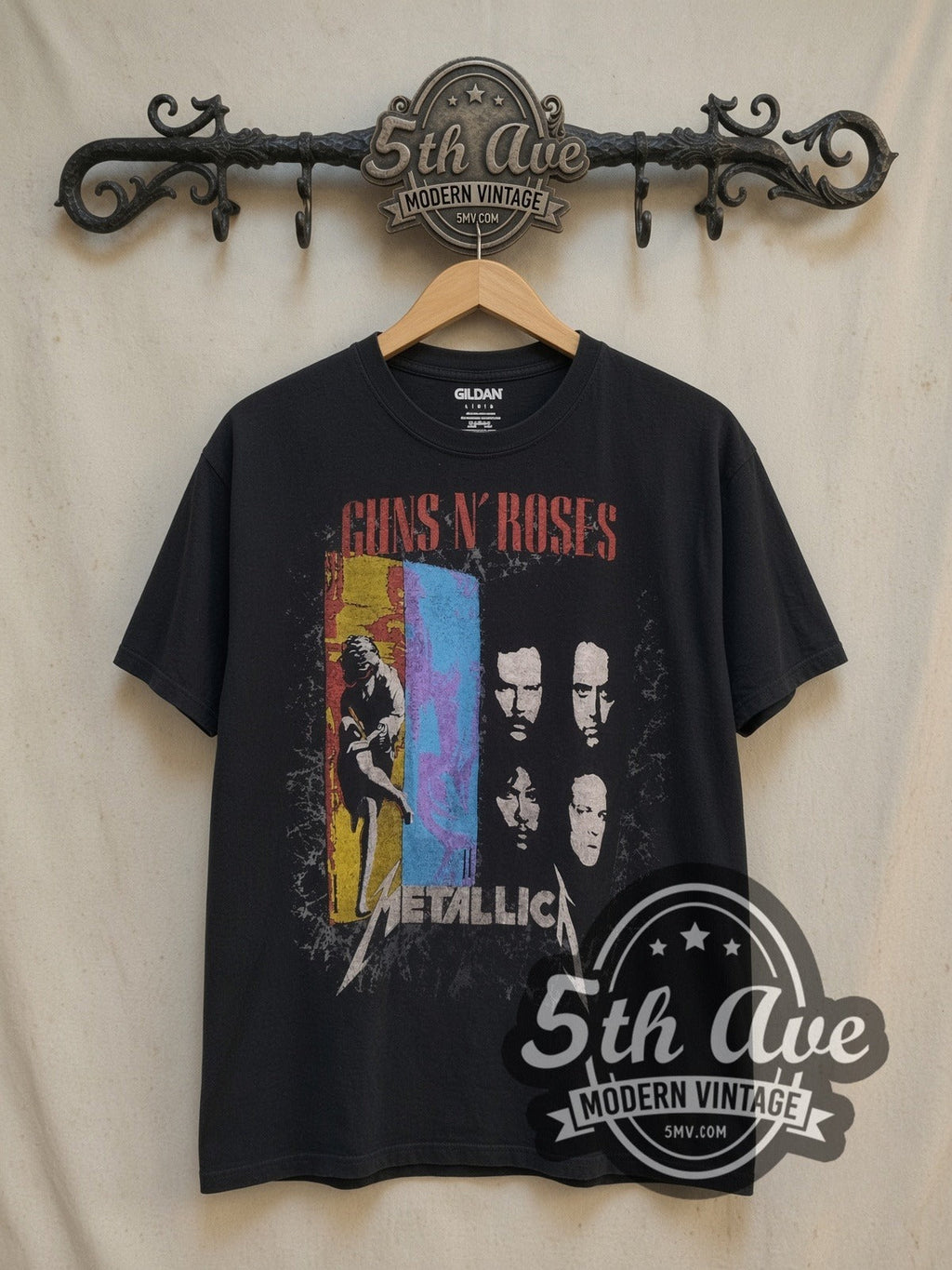 Guns N' Roses and Metallica – 1992 Stadium Tour – Vintage Band T-Shirt