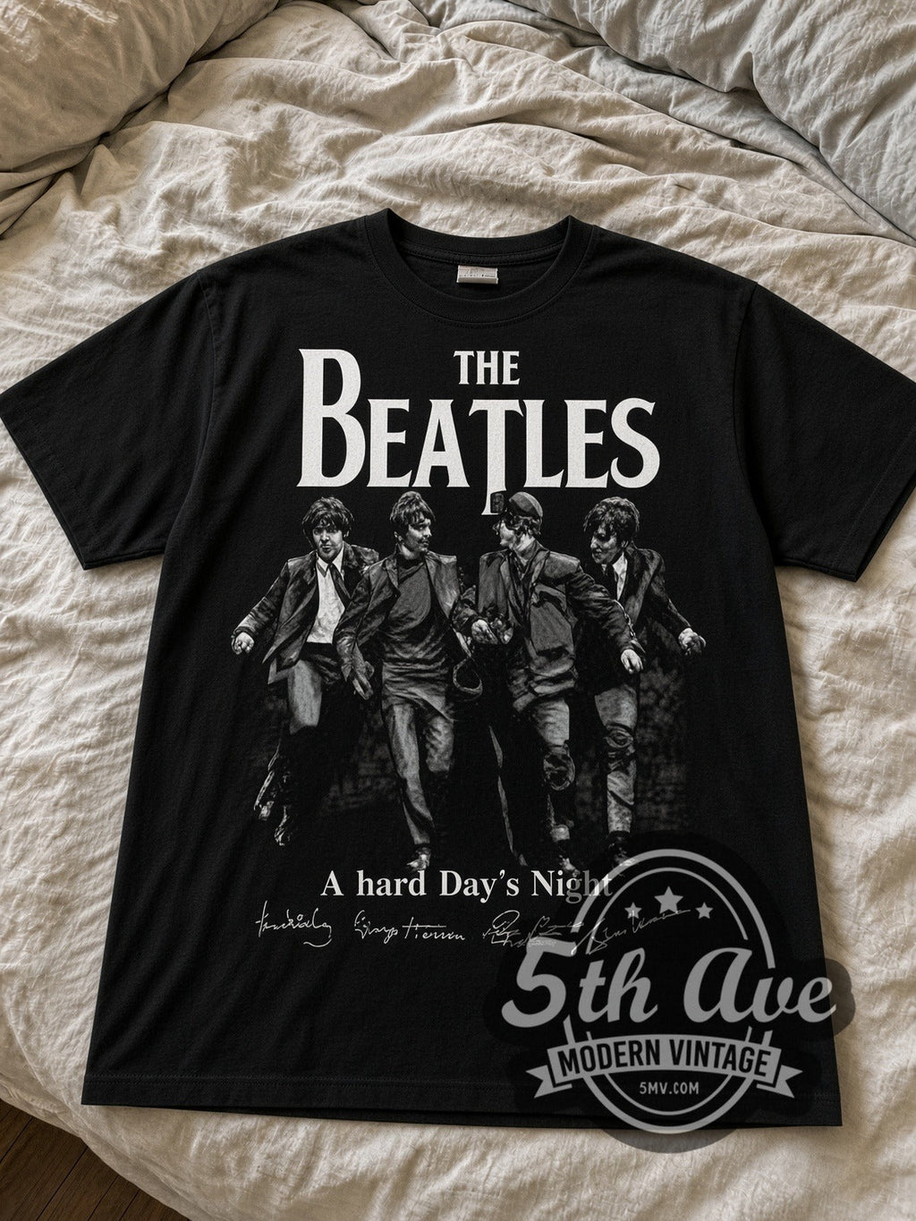 The Beatles – A Hard Day's Night Walking – Vintage Band T-Shirt