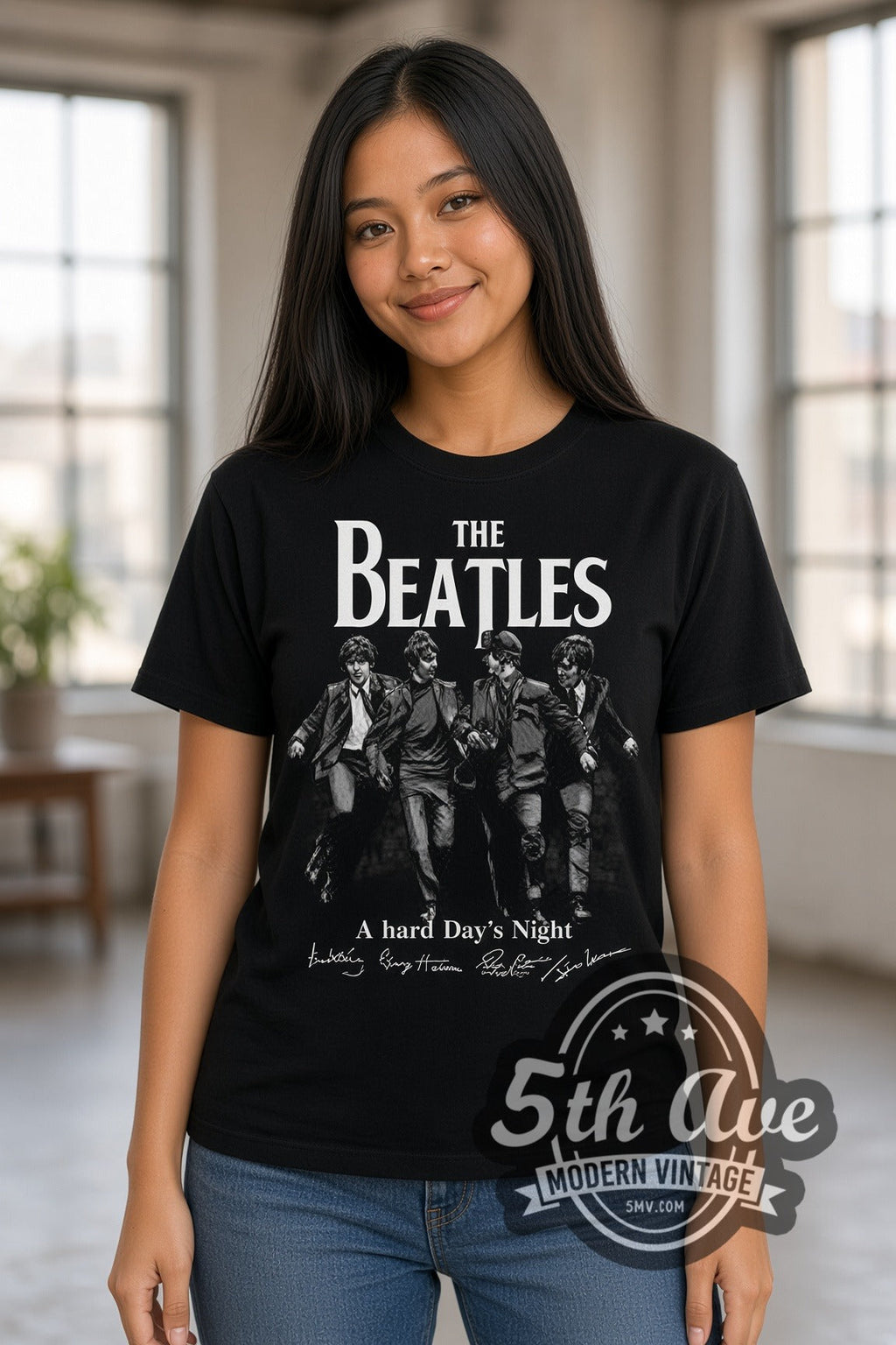 The Beatles – A Hard Day's Night Walking – Vintage Band T-Shirt