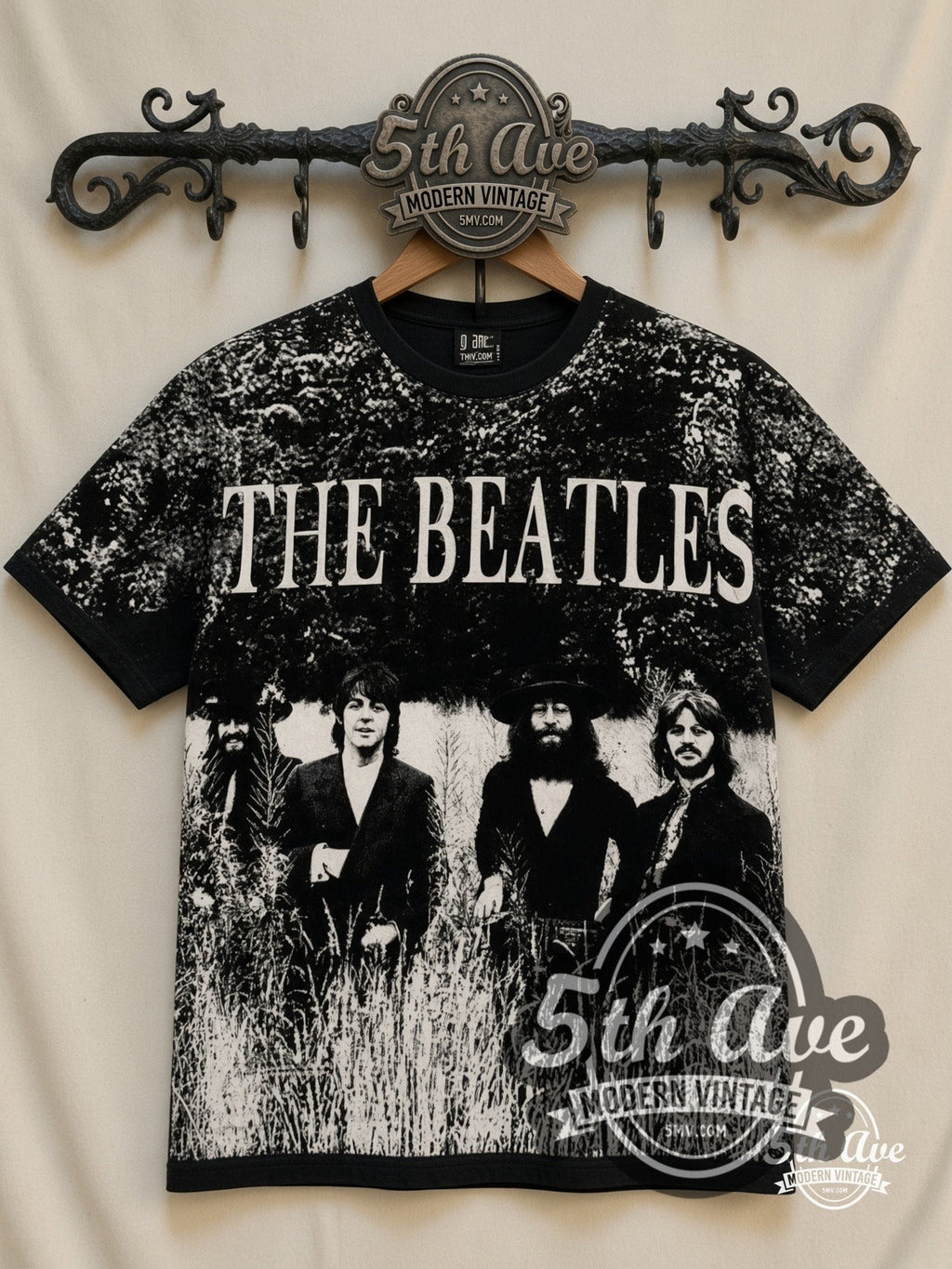 The Beatles – Field Photo All Over Print – Vintage Band T-Shirt