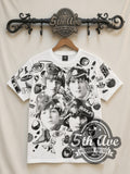 The Beatles – Help Collage White All Over Print – Vintage Band T-Shirt