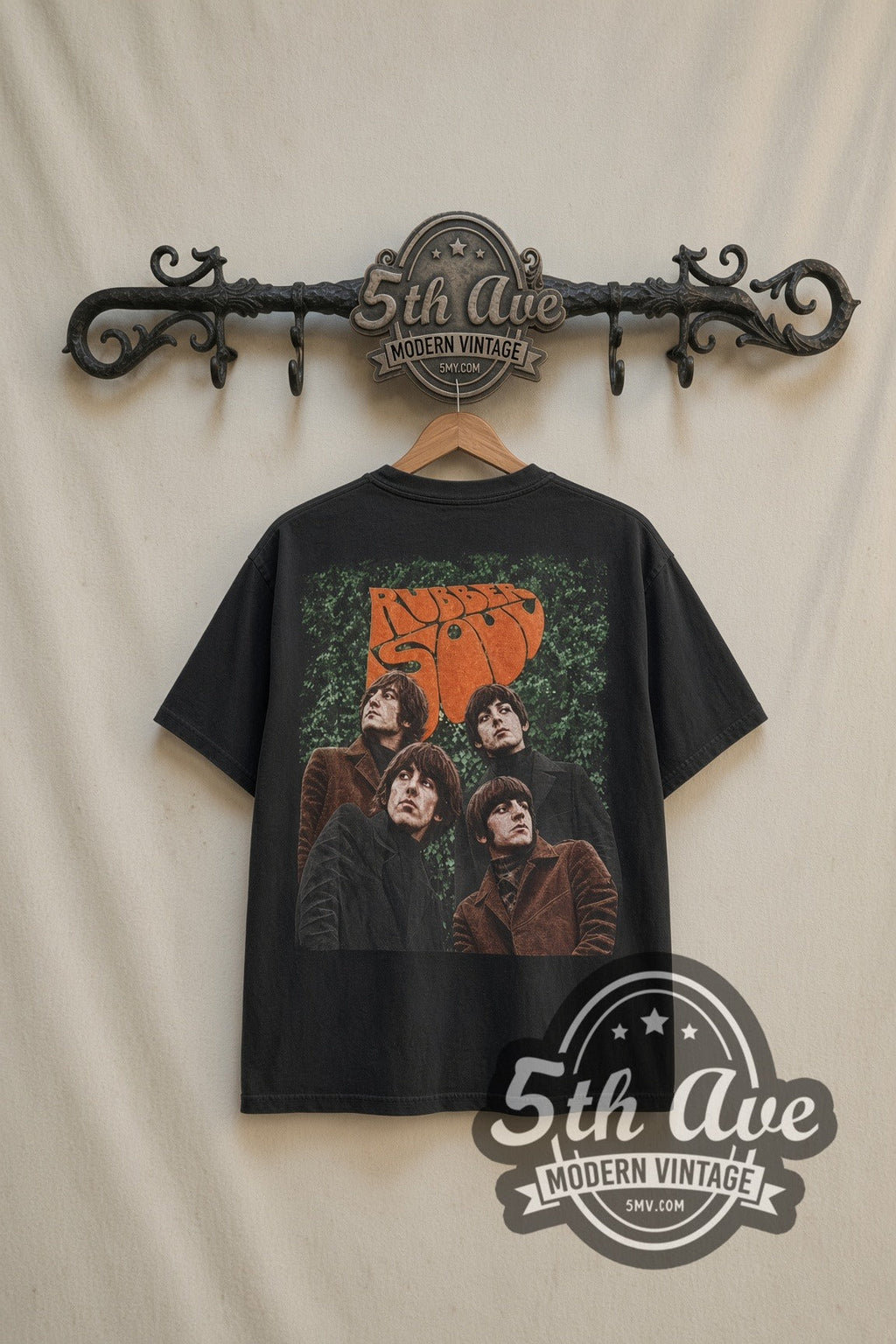 The Beatles – Ivy Photo & Rubber Soul Back – Vintage Band T-Shirt