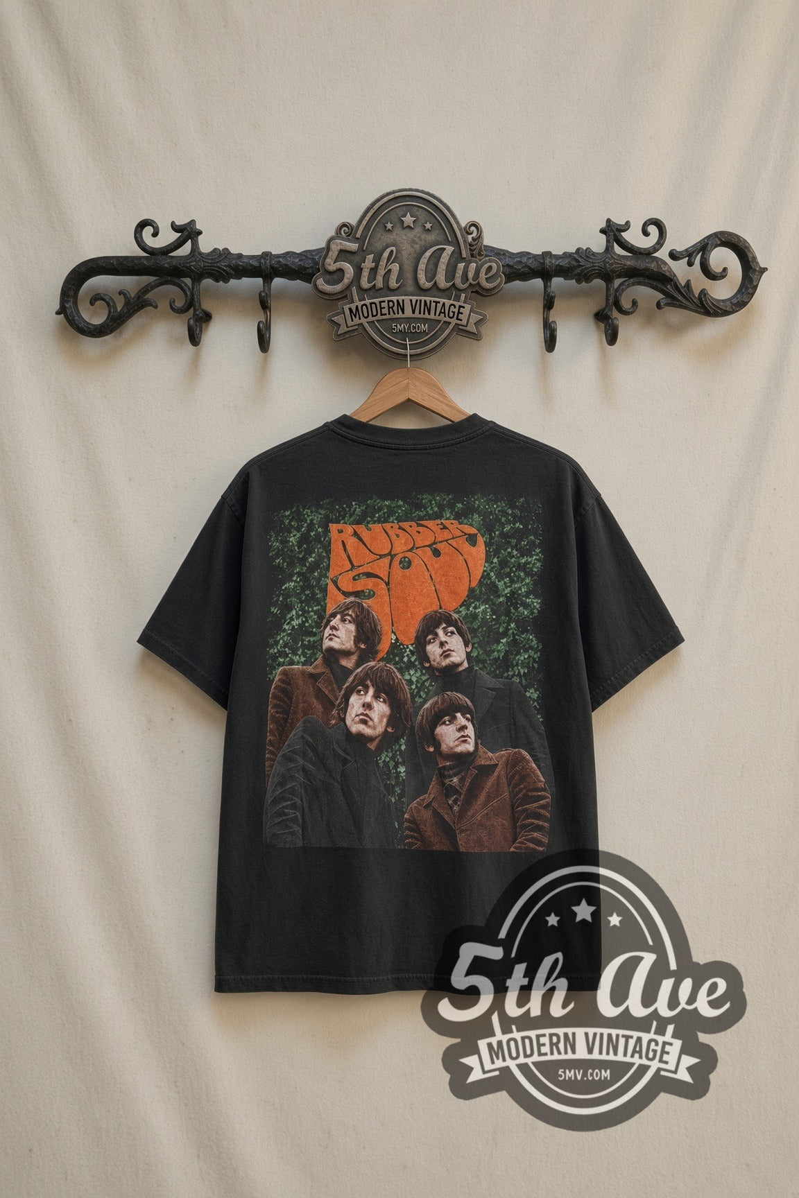 The Beatles – Ivy Photo & Rubber Soul Back – Vintage Band T-Shirt