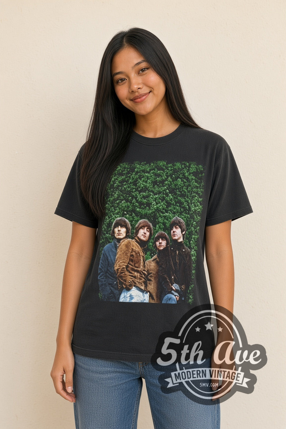 The Beatles – Ivy Photo & Rubber Soul Back – Vintage Band T-Shirt