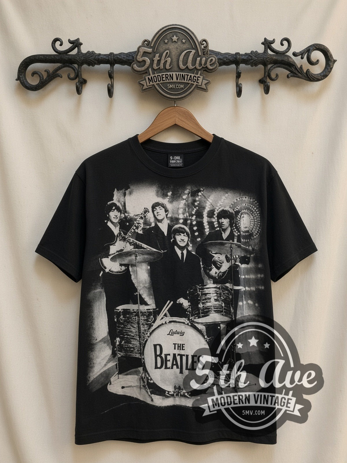 The Beatles – Live Abbey Drums All Over Print – Vintage Band T-Shirt