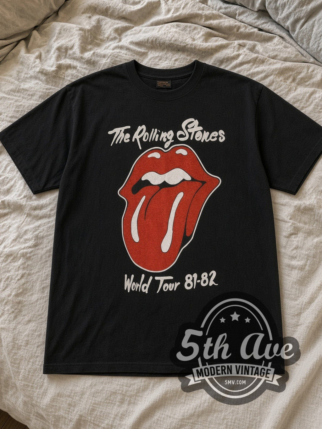 The Rolling Stones – World Tour 1981-1982 – Vintage Band T-Shirt